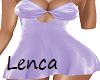 Lilac satin mini dress