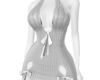 A^ Light Gray Bow Dress