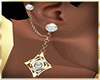 Earrings Pearl- Gold