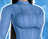 M | Blue Sweater Dress