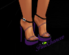 {P} Purple Jeweled Heels