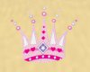 Princess crown pink rug