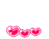 sm pink hearts~animated