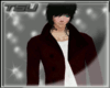 T| Red Wool Coat