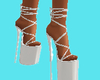 Latoya White Heels