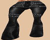 leather pants black