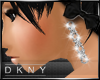 XOXO diamond earrings