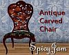 Antique Carved Chair dkb
