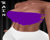 Purple Strapless Top