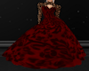 JT Red Blk Lace Gown 1
