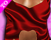 red satin crop