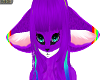 purple cat ears
