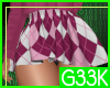 [G] Plaid Skirt w Stock