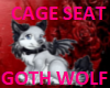 Goth Wolf Cage Seat