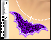 [m] Purple Leo Bat Neckl