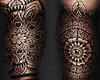 B* Warrior Arm Tattoo