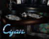 Enc. Cyan Tea Table