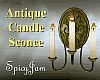 Antq 3 Candle Sconce