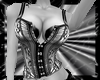 silvery sexy corset