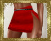 SB~Red Slit Skirt