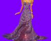 (ML) SequinedPurple Gown