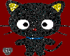 Black Glitter Kitty