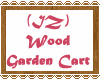 (IZ) Wood Garden Cart