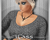 [CC] Rolled Sweater Gray