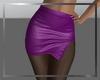 LS-purple leather skirt