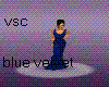 VSC ,Velvet blue dress