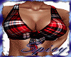 $ Red Flannel Top