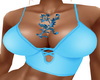 Blue Criss Cross W/Tat