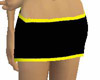 Black Skirt Yellow Trim