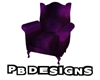 PB 4 Pose Purple Chair