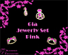 Gia  Jewerly Set Pink