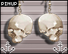 ⚓ | Skull Earrings