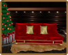 MAU/ GLOW RED/GOLD COUCH