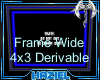 Derivable Frame 4x3 Wide