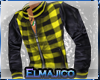 *EL* Plaid jacket (yel)