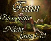 Faun Diese kalte Nacht