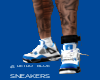 4s Retro Blue Sneakers