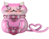 Pink Cat Statue