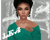 Off Shoulder-Turquoise