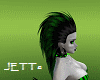 Toxic Green Goth Hair