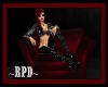 *RPD* Dark Red Chair