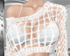 White Net Lace Top