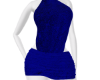 Blue halter dress
