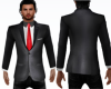 Party suit Red Tie