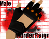 {MR} Orange Black Gloves