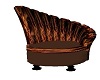 fancy brown deco chair